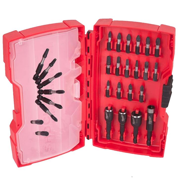 مجموعه28عددی سری پیچگوشتی و بکس میلواکی مدل352455 Milwaukee 352455Bit Set 28 PCS